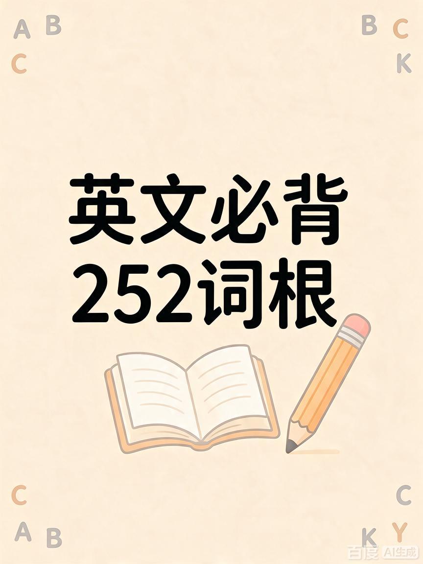 英文必背252词根